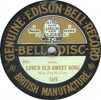 Edison Bell-Bell Disc=98